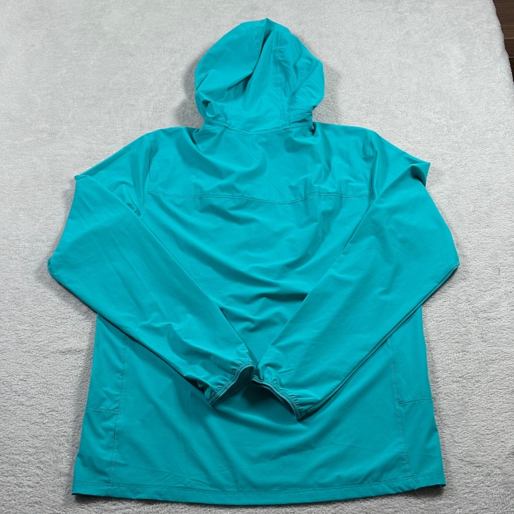 Outdoor Research Astroman Air Sun Hoodie Cortez Blue Mens Medium  UPF 30 - Picture 8 of 10